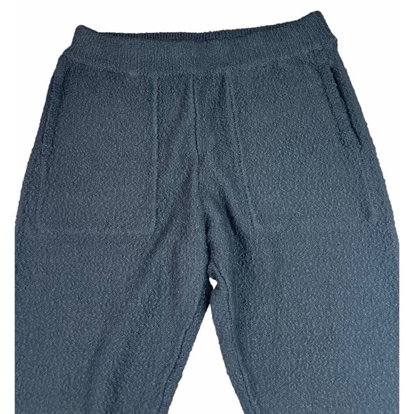 Free People Beach karina Sweater Black Textured Knit Flared Pants X-Small - Picture 8 of 10